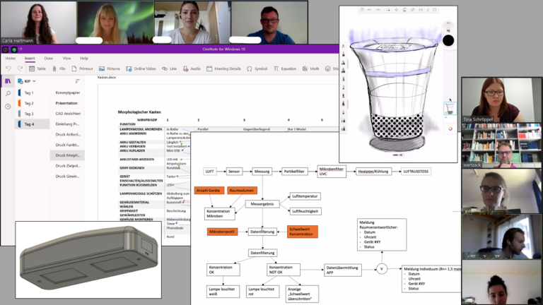 Studierende des KTmfk entwickeln innovative Lösungen für den Infektionsschutz