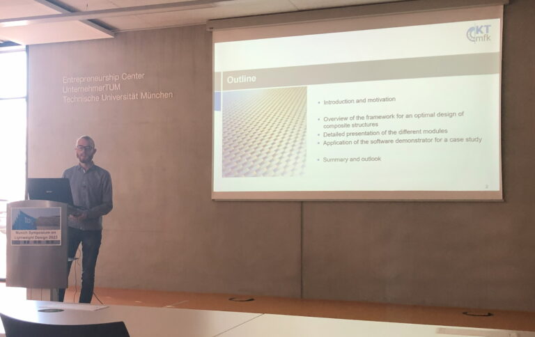 Der KTmfk beim Münchener Leichtbauseminar 2023